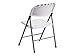 Flash Furniture Hercules Series Plastic Folding Event Chairs with Textured Seats, Lightweight Plastic Folding Chairs, Set of 6, White