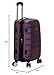 Rockland Melbourne Hardside Expandable Spinner Wheel Luggage, Purple, Checked-Medium 24-Inch
