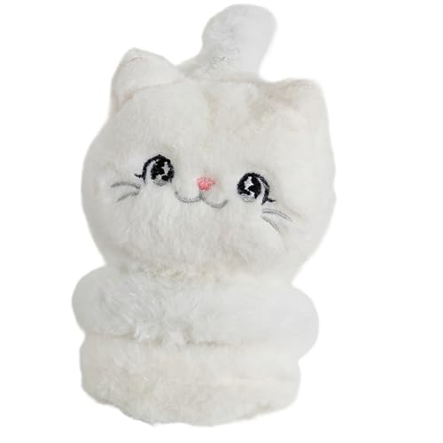 Plush Cat Earmuffs for Girls and Kids Ear Warmer Furry Headband for Winter Christmas New Year Birthday Gifts Ear Warmers