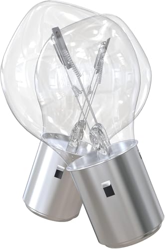 LIGHTWORLD24 BA20d S2 35/35W 12V Motorrad Halogenscheinwerfer Superhelle Fernlicht Abblendlicht Roller Moped Motoroller Scooter Bilux Lampe Glühbirnen 2er SET