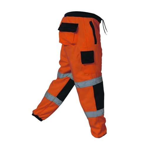 Pantalon de jogging de sécurité multi-poches réfléchissant
