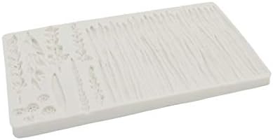 Wild Meadow Silicone Mould Lavender Cake Border Fondant DIY Baby Birthday Cake Decorating Tools Candy Chocolate Gumpaste Molds