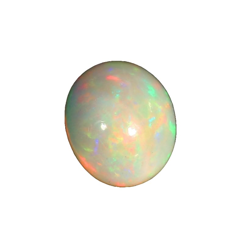 Cabochon d'opale éthiopienne, l'histoire de la Terre au cœur d'une gemme
