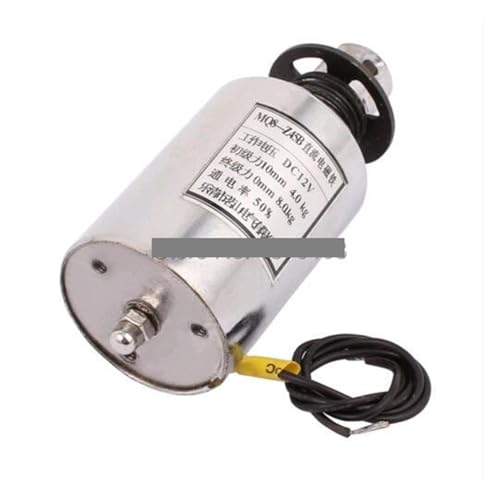 MQ8-Z45B DC 12V Pull Push Type Solenoid Electromagnet 10mm Stroke 4-8Kg Force