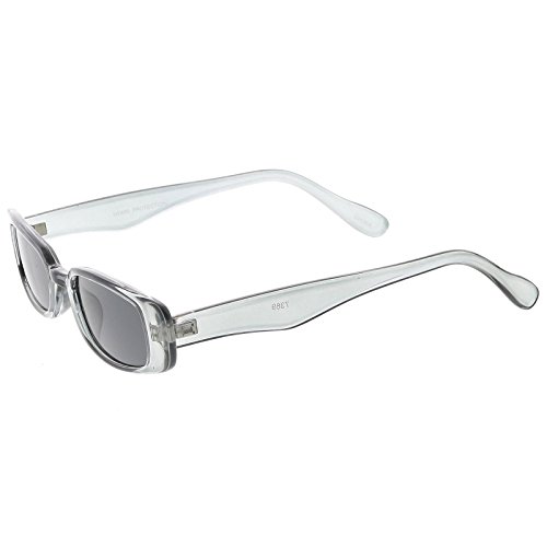 zeroUV Extreme Thin Small Rectangle Sunglasses Neutral Colored Lens 49mm3