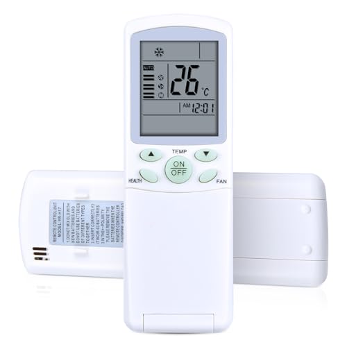 Snrigw YR-H17 Mando a distancia de repuesto adecuado para aire acondicionado Haier AC YR-D03 YR-D01 YR-D02