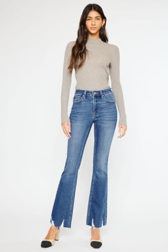 SALT TREE Kancan - Brenda High Rise Bootcut Jeans - Essential, KC112594