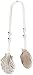 Mud Pie 4961003FS Fanshell Appetizer Tong, Mini, Silver