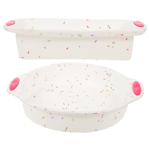 STOBAZA 1Set Silicone Cake Mold Baking Pan for Toast Cakes Convenient Loaf Pan for Home Bakery Use Microwave Oven Safe for DIY Baking Candy