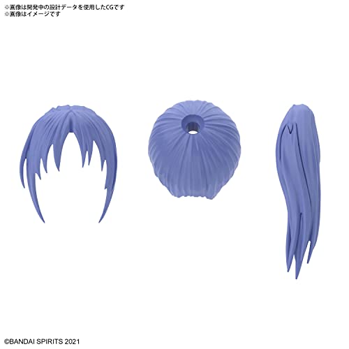 30MS Option Hair Style Parts Vol 6 accessoires cheveux pour maquette articulée