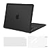 MOSISO Compatible with MacBook Pro 14 inch Case 2025-2021 M5 M4 M3 M2 M1 A3434 A3112 A3185 A3401 A2918 A2992 A2779 A2442, Soft TPU Bumper Anti-scratch Hard Shell&KeyboardCover&ScreenF... Black