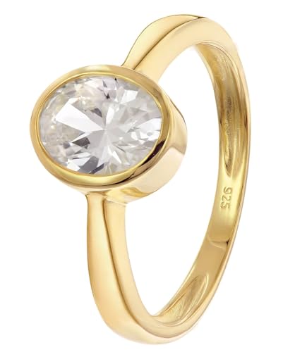 Bague zircone argent 925 plaqué or trendor femme tendance