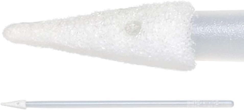 Texwipe TX750E Cleanroom Swab, Cleanfoam Tip and ESD Handle, 0.14"L Tip; 500/BG