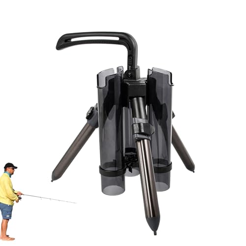 Support de canne à pêche pour bateau et garage organisateur pliable