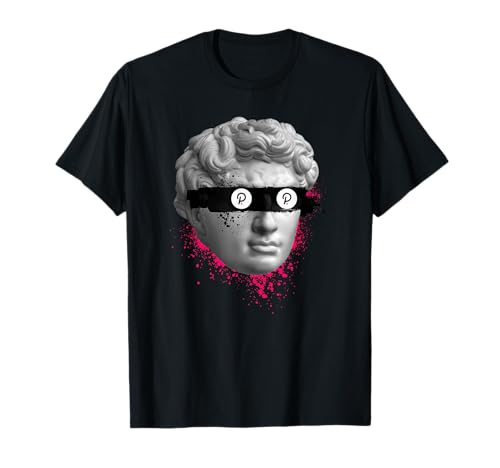 Polkadot DOT Blind Statue Crypto Modern Art Cryptocurrency T-Shirt