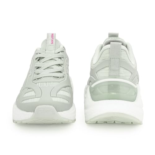 Image of Red Tape Women's Sneakers White Mesh KPU Round Toe Lace-Up