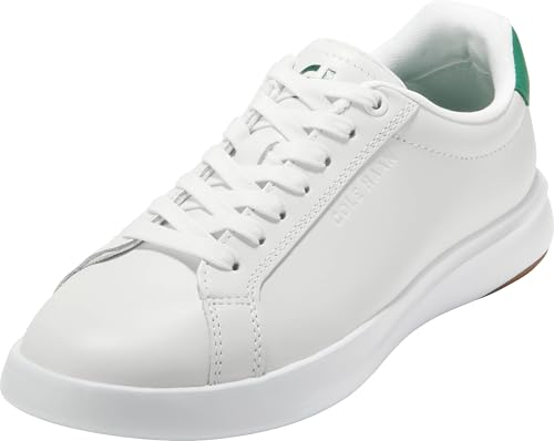 Cole Haan Women's Shoes - Grand Crosscourt Tennis II, Optic White/Green, 9.5-B US