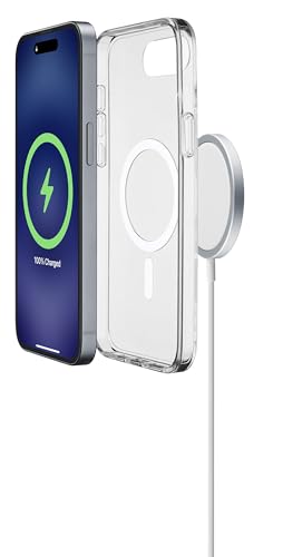 Coque rigide transparente compatible avec iPhone 16E MagSafe antichoc - 2