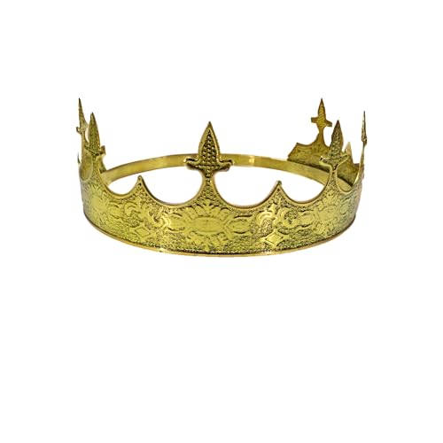 Haakong 1Pcs King Crown for Men Adjustable Gold Crowns...