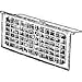 Ll Building Lw1 Aluminum Foundation Ventilator/damper, 8" X 16", Mill (Pack of 12)