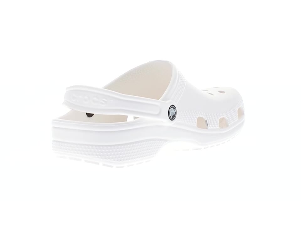 Amazon.com: Crocs Unisex-Adult Classic Clogs, White, 6 Men/8  display picture 3