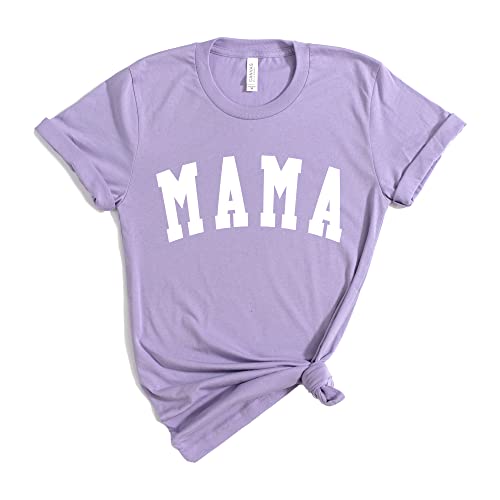Verita Culture Mom And Dad Shirts Women Mama Letter Printed T-Shirt Mama Graphic Tee Casual Short Sleeve Tops Tee thumb #2