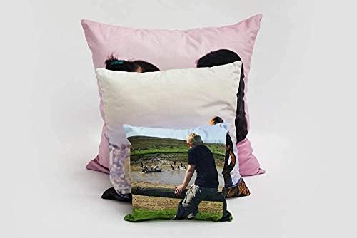 Fab Gifts Personalised Cushion Photo 100% Polyester Pillow Free Filling Edge to Edge Photo Printed Pillow DOUBLE SIDED (30x30cm)