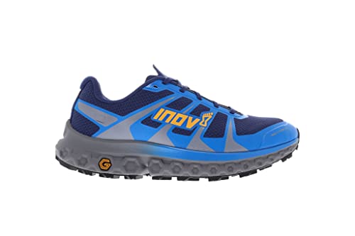 Inov-8 Men's TrailFly Ultra G 300 Max - Trail Running Shoes - Blue/Grey/Nectar - 10