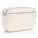 KARL LAGERFELD Women's Maybelle Solid Crossbody with Choupette Detail, White, One Size