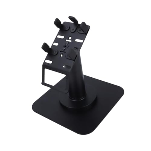 BaotyJie Credit Card Terminal Stand Credit Card Machine Stand, Swivel Tilt POS Machine Payment Terminal Stand Fully Wrap Metal Frame, Square Base