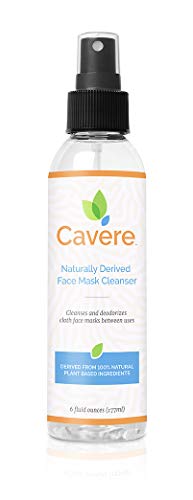 Cavere Naturally Derived Face Mask Sanitizing Cleanser Spray