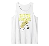 Trendy Graphic Butter Fingers Slippery Football Débardeur