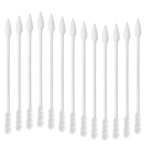 Image of Pointed Tip Cotton Swabs, 800 Count Double Tipped Precision Tips Cotton Buds Spiral Head with Paper Stick, Cotton Buds for Makeup, Personal Care, Crafts(Pointed+Spiral Head)