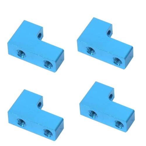 AFDHGS 4pcs Aluminum Servo Mount Stay (L/R) Kit for Tamiya TT-02 TT-02RR TT-02FT TT-02D Type-SR...