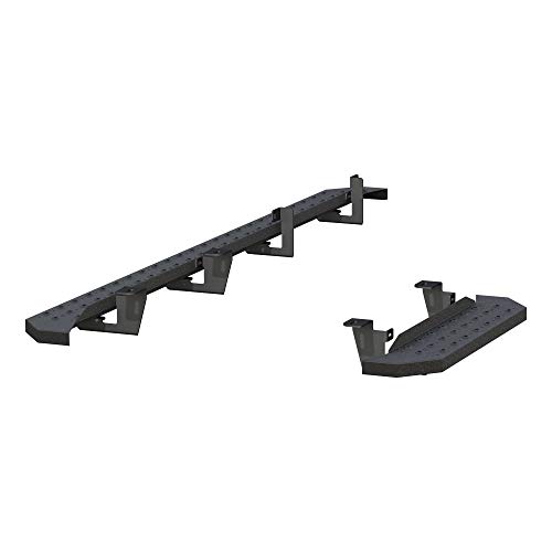 Estribos ARIES RidgeStep acero negro 96 pulgadas miniatura 2