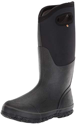 BOGS Womens Classic High Solid Boot Black Matte Size 8