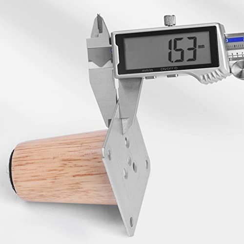 Patas de sofá de madera con kit de hardware y alta carga de 320kg 7