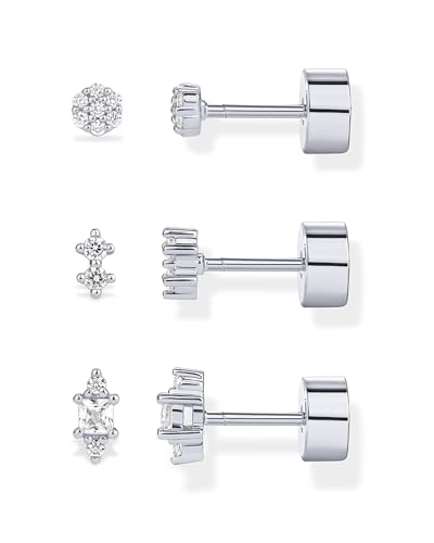 PAVOI Dainty Flat Back Earrings Women