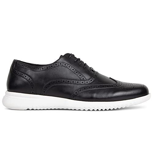 Kenneth Cole Men's Nio Wing Lace Up Oxford, Black, 9 #TOP5