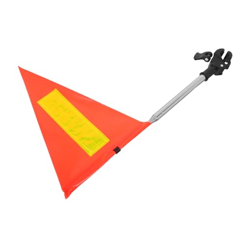 Drapeau de sécurité réfléchissant pour voiturette pour éviter les angles morts des camions