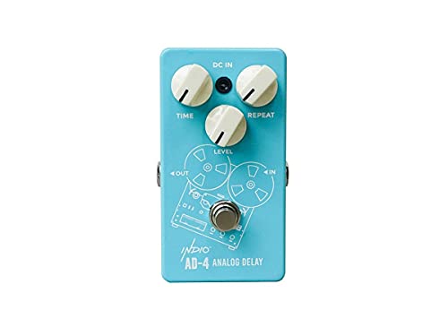 Monoprice AD-4 True Bypass Vintage Analog Delay Guitar Effect Pedal - Indio Series