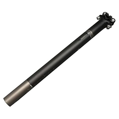 TOSEEK 3K Full Carbon Light Weight Seatpost 27.2mm/30.8mm/31.6mm For Bicycle MTB Road Bike (31.6mm, 350mm) Cover