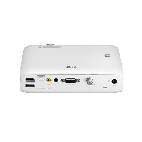 Lg Ph510P Hd Resolution (1280 X 720) Portable Cinebeam Projector, Built-In Battery (Up To 2.5 Hours) - White #TOP3