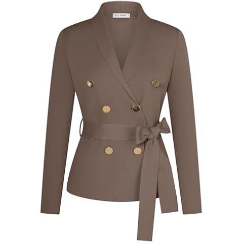 GRACE KARIN Elegant Autumn Cardigan with Belt Cover