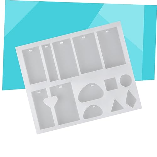 TEHAUX Ferramentas De Fundição De Joias De Resina De Pingente De Silicone Brinco Molde De Artesanato