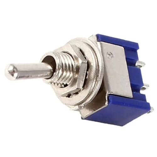 Interruptor SPDT de palanca mini 120V CA MTS-102 montaje 1/4 pulgada 6