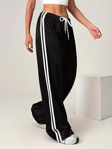 Image of dockstreet Women's /Unisex ONESOPEN Bottom Drawstring Pure Cotton Stretchable Baggy Jogger Pants