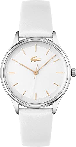 Lacoste Reloj Analógico De Cuarzo Para Mujer Con Correa Hecha De Cáscara De Manzana Blanco - 2001208 Lacoste Reloj Analógico De Cuarzo Para Mujer Con Correa Hecha De Cáscara De Manzana Blanco - 2001208