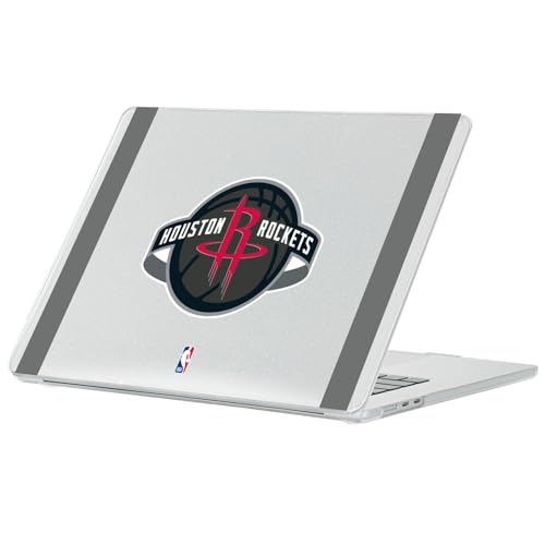 Coque MacBook Air 13.6 A2681 protection portable rigide transparente paillettes NBA Rockets