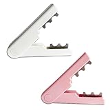 2 Pcs Rose Thorn Stripper Tool - Efficient Thorn Remover for Roses, Leaf Thorn Stripper, Flower Stem Cutter - Easy Rose Dethorner & Thorn Stripper Tool (Pink，White)